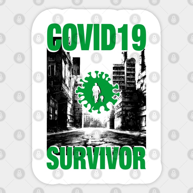 SURVIVAL COVID19 Sticker by Capdepol